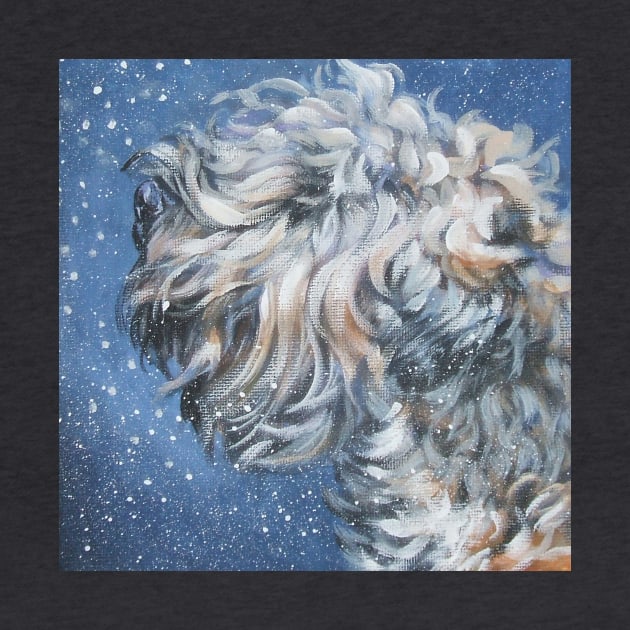 Soft-coated Wheaten Terrier Fine Art Painting by LASHEPARD